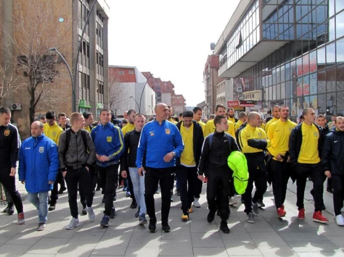 Uprava i fudbaleri protestovali su i prošle godine; foto: I.M.