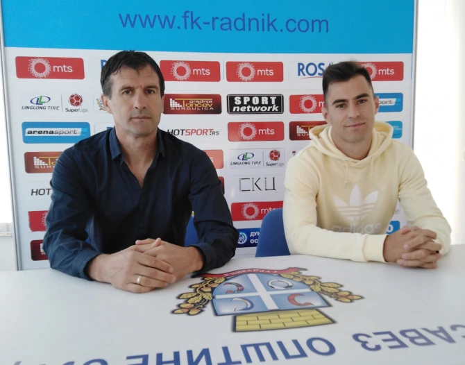 trener Nenad Vanić i Uroš Damnjanović