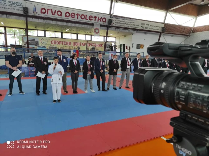 održan karate ‚‚KUP Miloš'' u trsteničkoj sportskoj hali