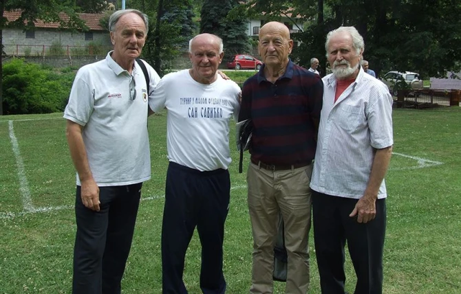 Počasni gosti turnira 2019.: Petković, Savićević (organizator), Kolarević i Katić
