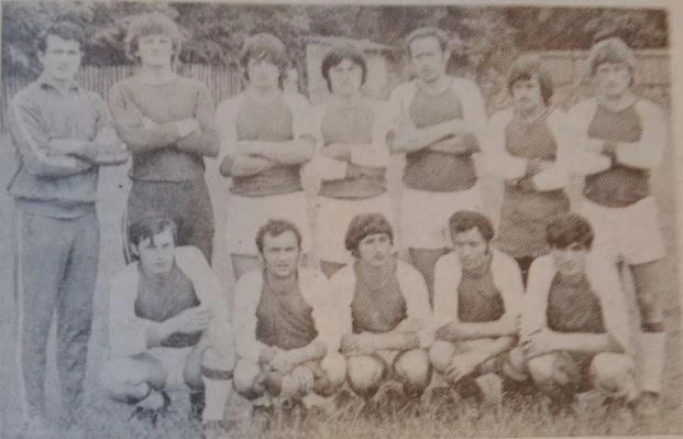Polet iz Kusatka, takmičarske 1972-73. prvak Kargujevačkog potsaveza - grupa sever. Arhiva lista Naša komuna