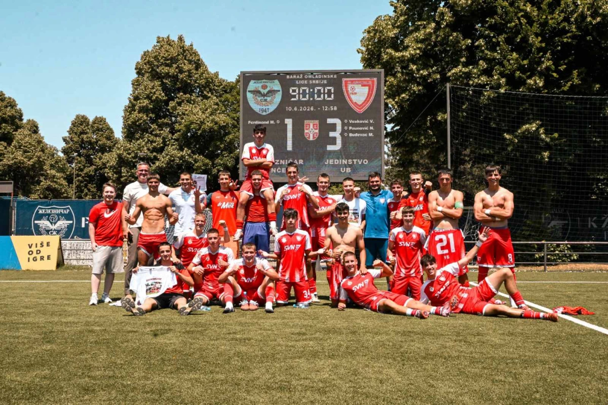 Omladinci Jedinstva iz Uba - foto: klupska arhiva