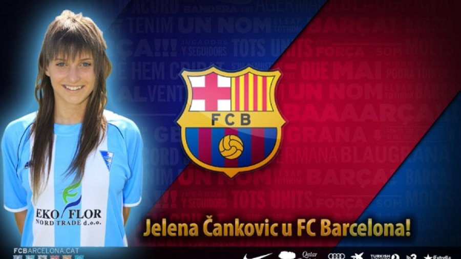 Igračica ŽFK Spartak Jelena Čanković potpisala za FC Barcelona, Prva ženska liga