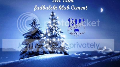 Srećnu Novu 2015. želi vam FK Cement, Srpska liga Vojvodina