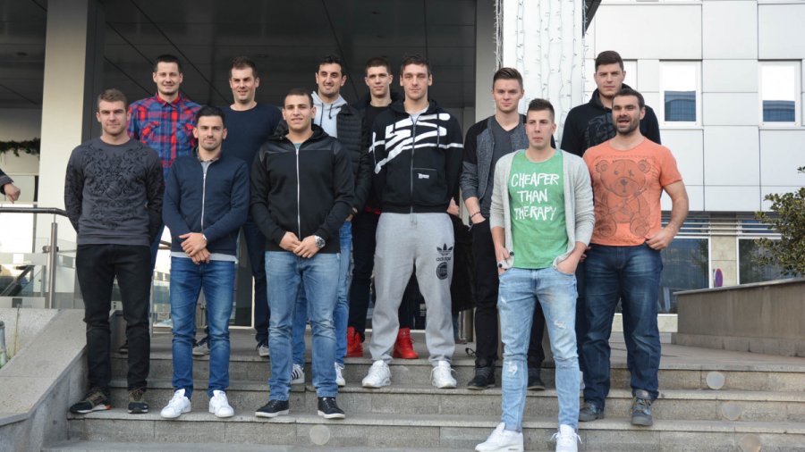 Okupljanje muške seniorske reprezentacije Srbije