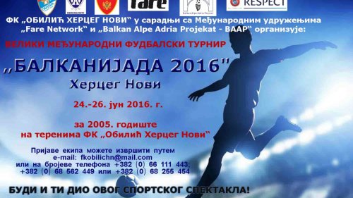 Međunarodni fudbalski turnir "Balkanijada 2016 - Herceg Novi", Prva liga Crne Gore