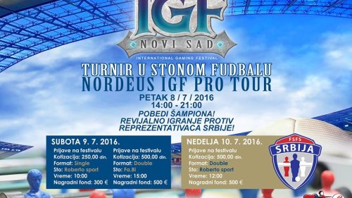 Zaigraj i ti stoni fudbal sa reprezentativcima!