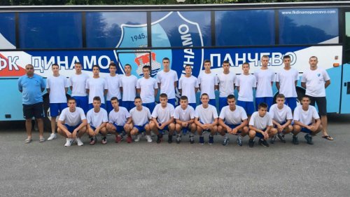 Kadeti FK Dinamo 1945 na pripremama u Krupnju, Vojvođanska liga "Istok"