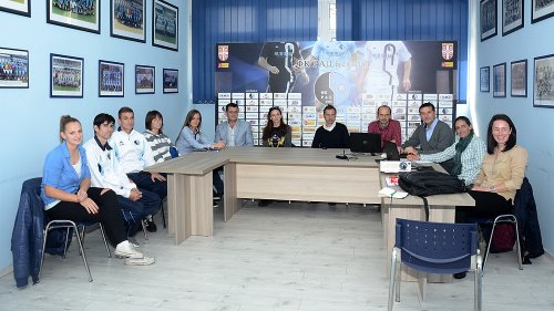 Radna grupa Fudbalskog saveza Srbije u poseti na Banjici, Prva liga Srbije