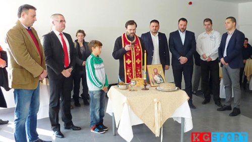 Radnički obeležio krsnu slavu, Srpska liga Zapad