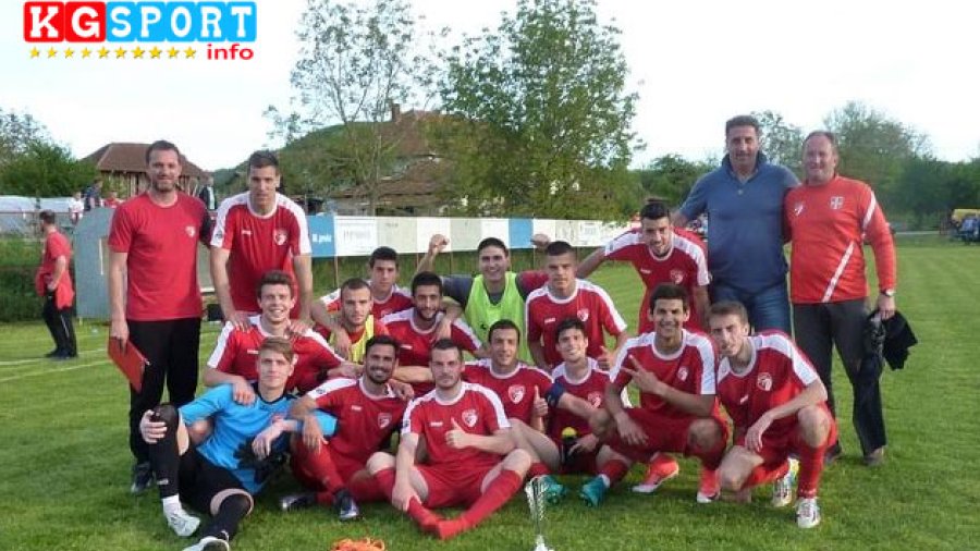 Fudbaleri Radničkog pobednici kupa grada, Srpska liga Zapad