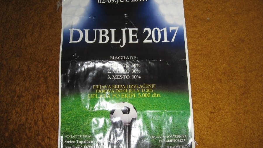 Počeo memorijalni turnir i u Dublju