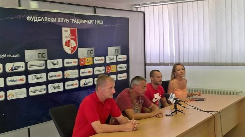 Konferencija za medije FK Radnički Niš uoči utakmice protiv Rada, Superliga Srbije