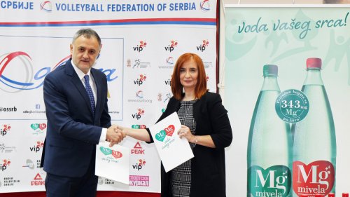 Mg Mivela zvanična voda Odbojkaškog savez Srbije