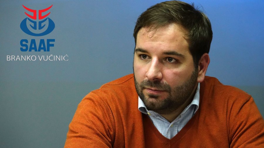 Branko Vučinić novi predsednik SAAF