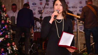 Staša Gejo najbolji sportista Niša za 2017. godinu