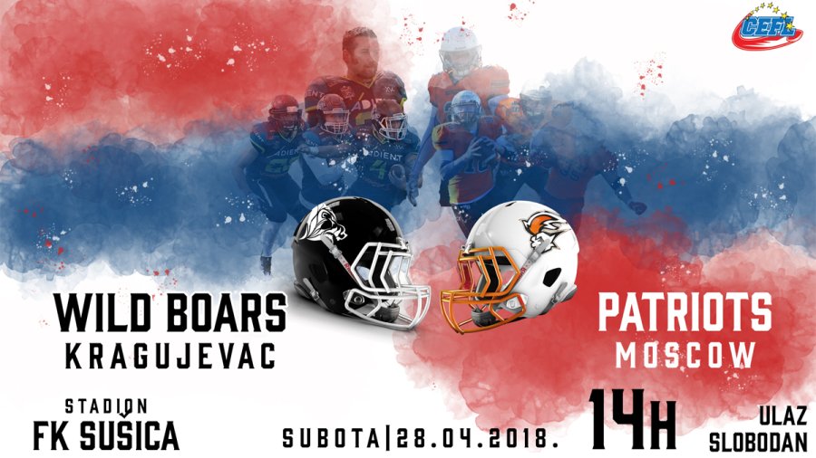 CEFL spektakl: Veprovi dočekuju šampiona Rusije, Sportklub Superliga