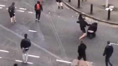 Navijačka divljanja u Glazgovu