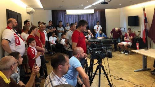 Podrška predsedniku kluba Marku Miškoviću, Superliga Srbije