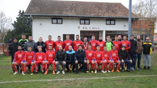 Vojvođanska liga - Jug: Prvi maj – Sloga (T)  4:0, Vojvođanska liga "Jug"
