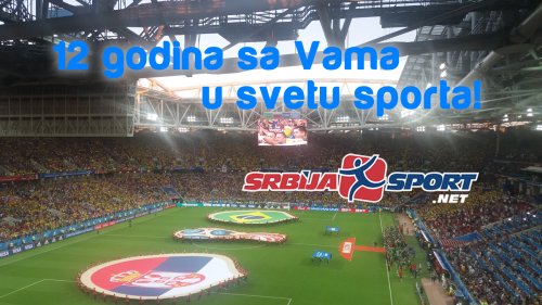 SRBIJASPORT.NET - 12 godina sa Vama!