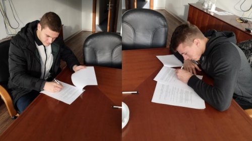 Nikčević i Bakić potpisali prve profesionalne ugovore, Superliga Srbije