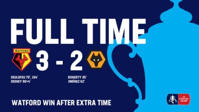 FA Kup: Vulvsi prosuli pobedu, Votford u finalu