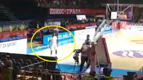 Vreli doček Budućnosti i skandal u dvorani