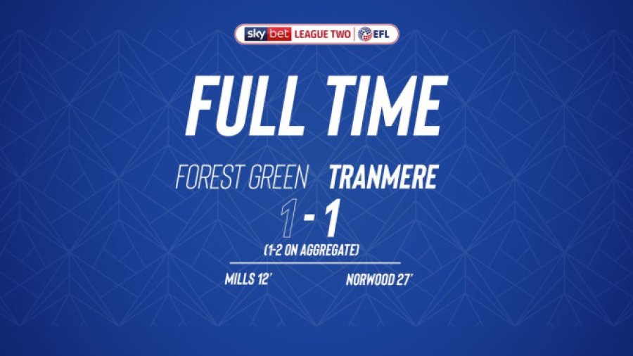 Liga 2: Tranmere drugi finalista