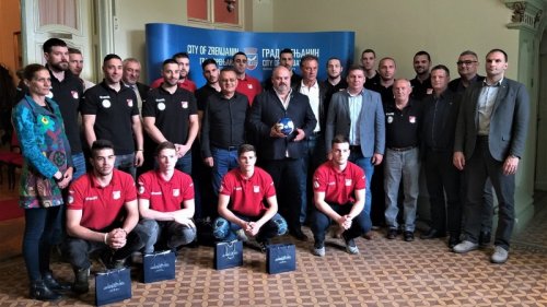 Upriličen prijem za rukometaše Proletera, Super B liga Sever-Centar