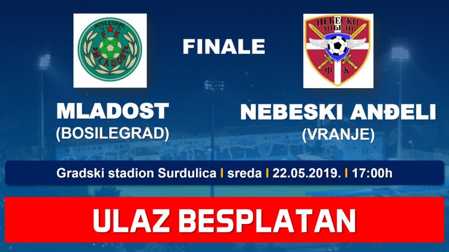 Finale Kupa Pčinjskog okruga odigrava se u Surdulici, Pčinjska okružna liga
