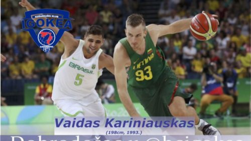 Igokea dovela drugog Litvanca u svojoj istoriji