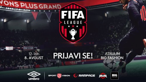Umbro, Sport Vision i RUR organizuju FIFA 19 turnire u tržnim centrima