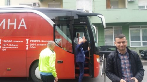 Predsednik Gajić pružio maksimalnu podršku ekipi, Kup Srbije