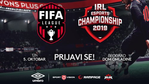 FIFA19 turnir – Dom Omladine Beograd 5.10.2019!