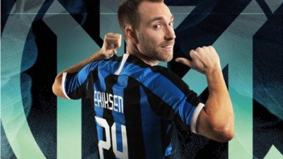 Eriksen kod Kontea, Italija: Serie A