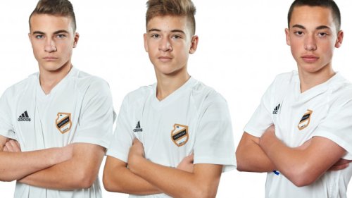 Martić, Borisavljević i Ivović potpisali stipendijske ugovore sa Čukaričkim, Omladinska liga Srbije
