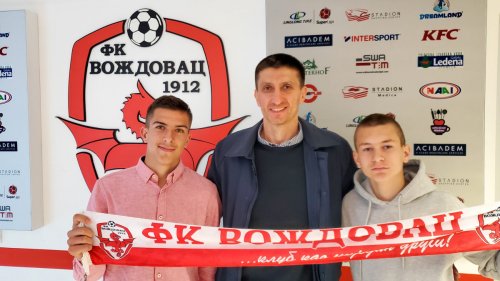 Mitrović i Nikolić potpisali stipendijske ugovore!, Linglong  Superliga Srbije