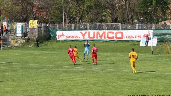 Poraz Vranjanaca u vrlo važnoj utakmici: Dinamo - IMT 1:3, Prva liga Srbije