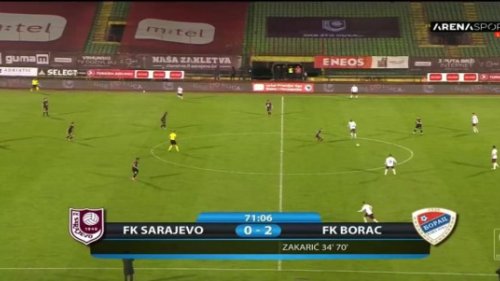 Zakarić junak Borca na Кoševu, m:tel Premijer liga BiH