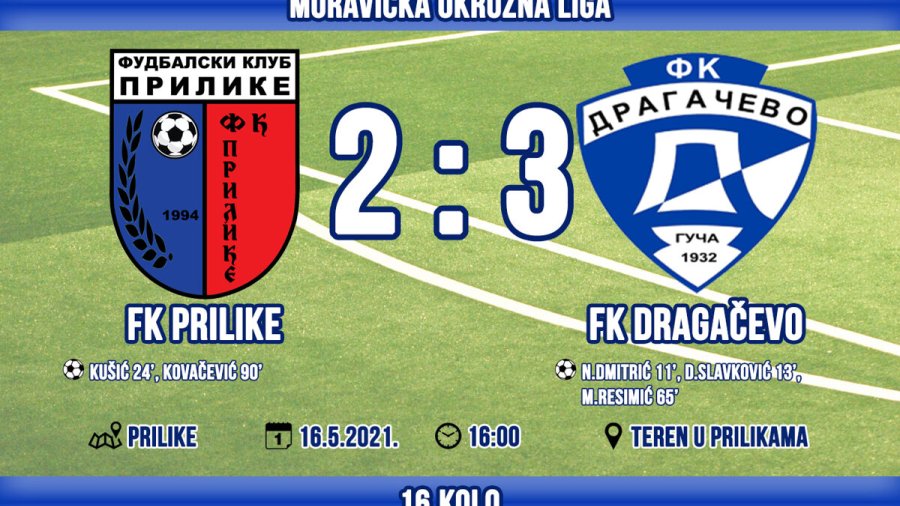 Dragačevo bolje od Prilika, Moravička okružna liga - grupa A