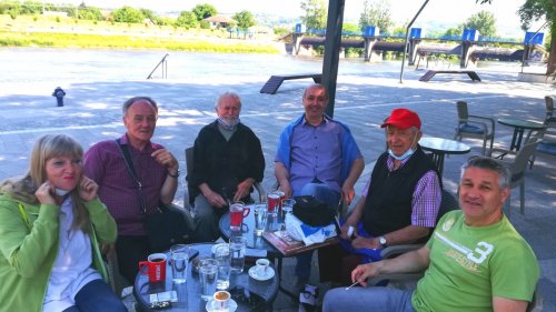 Druženje sportskih  novinara u gradu na Moravi