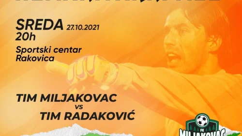 Fudbalske legende večeras igraju za Radovana Radakovića, Međuopštinska liga Beograd - grupa "A"
