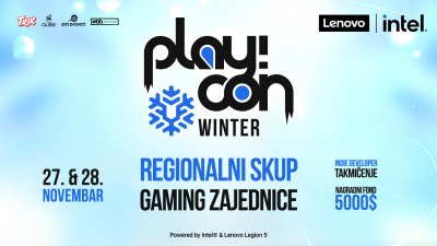 Regionalna gejming konferencija – PlayCon Winter 2021 stiže u novembru