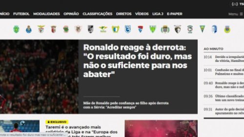 Portugalski mediji o svojima: Jadno!, World Cup 2022 Qualification - Group A