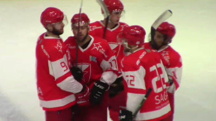 Odlična Zvezda razbila Bled, IHL liga - grupa A