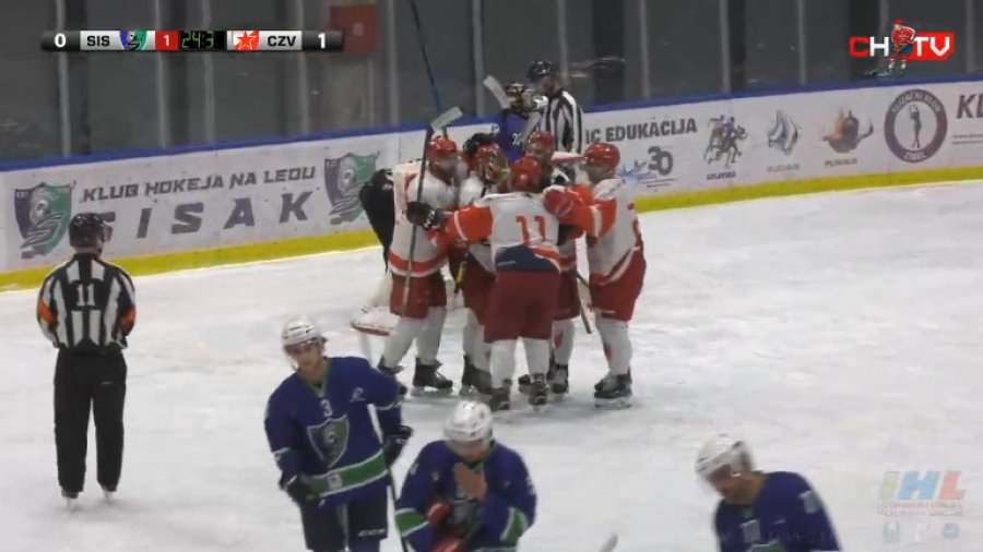Zvezda silna protiv Sisku za 1:0 u seriji, IHL liga - Play Off