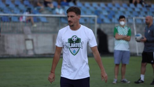 Filip Ranković trener ženskog fudbalskog kluba Miljakovac