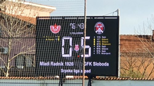 Sloboda osvojila Požarevac, Srpska liga Zapad