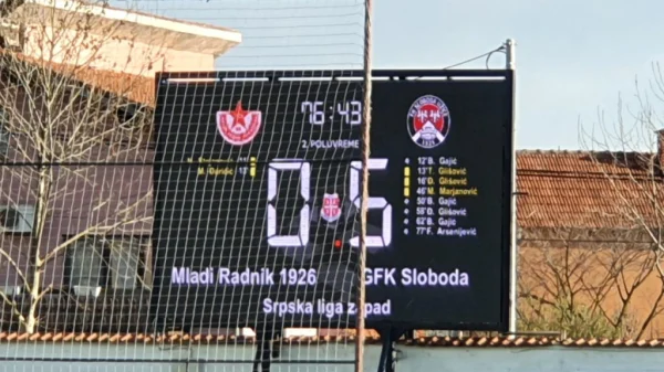 Sloboda osvojila Požarevac, Srpska liga Zapad